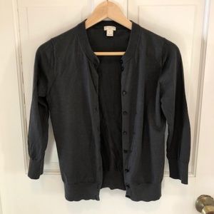 J crew button down sweater